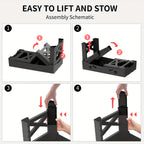 Comedero para mascotas | 1 Set Comedero Elevado para Mascotas, Soporte Ajustable de Doble Tazón para Perros y Gatos, Estación de Alimentación