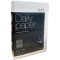 Paquetes folio A4 500 hojas Daily Paper - Papel multiusos para impresora y fotocopiadora tanto doméstica como oficina - papel blanco de 80 gramos - Fabricado por Navigator Paper - folios económicos - papel barato - Disponible en tres formatos: un paquete,