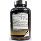 HN Maca Negra Andina en Cápsulas con Vitaminas B6, B12 y Zinc – Suplemento Alimenticio para Adultos, Formato de 50 Cápsulas Vegetales