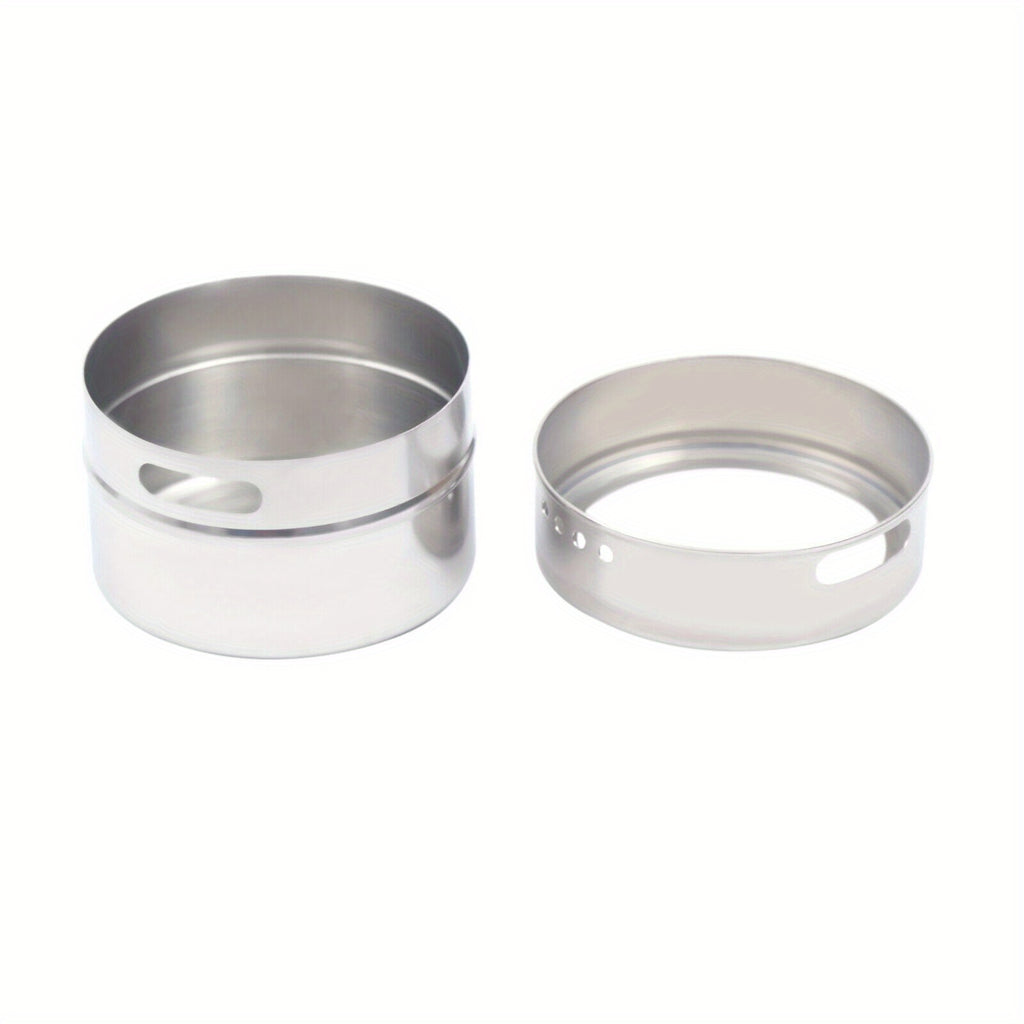 9 piezas de caja de almacenamiento magnética para escritorio de salón, recipiente de acero inoxidable para accesorios de uñas, caja de almacenamiento montada en la pared