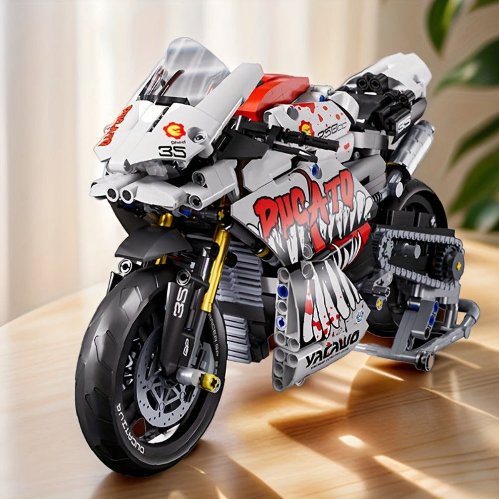 Serie de Ciencia y Tecnología: Coche de Ensueño, Motocicleta, Bloques de Construcción de Ciudad, Juguetes Montables, Regalos para Cumpleaños, Navidad, Acción de Gracias y Año Nuevo