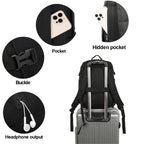 Mochila de cabina 40 x 20 x 25 cm (20 L) | Mochila ideal para viajes en avión | Mochila de cabina para hombre y mujer para el trabajo, viajes, senderismo y escuela