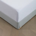 Juego de cama 4 piezas con funda elástica, (Funda de Edredón + Funda Protectora de Colchón + 1/2 Fundas de Almohada), Juego de Funda de Edredón 3-4 Piezas Estilo Nórdico de Color Sólido/Estampado, Ajustable para Camas de 90/105/135/150/180 cm, Regalo Navi