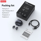 Auriculares Bluetooth | MINISO Auriculares con Traducción AI | Inalámbricos 6.0, Carga Rápida Tipo-C, 60 Horas de Reproducción, Conexión Estable