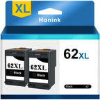 Paquete de 1-3 Cartuchos de Tinta 62XL 62 XL Compatibles con HP 62 para Envy 5540 5544 5545 5548 5640 5646 7640 Officejet 200 5740 5742 5744 (Color Negro)