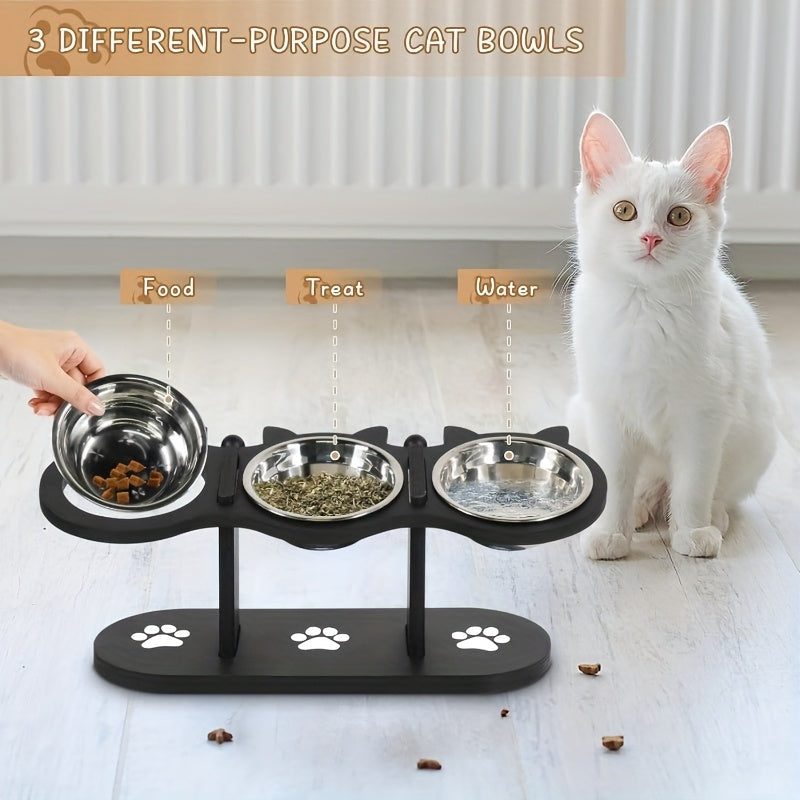 Comedero para mascotas ajustable | Alimentación diaria en casa