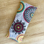 Bolsitas de semillas para microondas, 30 x 13 cm, multiusos, terapia de frío y calor para aliviar dolores musculares, menstruales y de cuello. Aptas para microondas y congelador. Hecho a mano. Terapia de frío y calor. Alivia calambres, cólicos y migrañas.