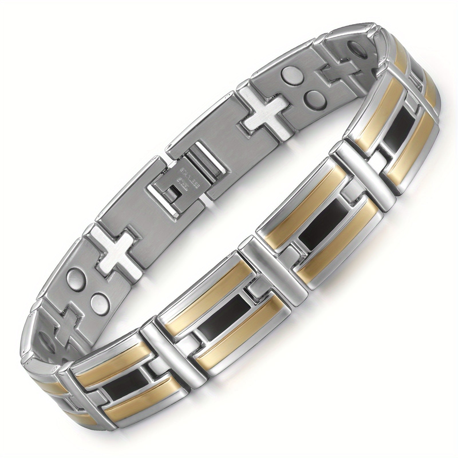 Pulsera de acero inoxidable para hombre | Diseño versátil para uso diario y regalo