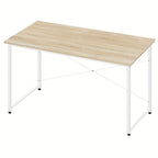 Mesa de escritorio ergonómica universal de 1 pieza para oficina, escritorio para portátil, escritorio para computadora con un soporte de metal resistente, adecuada para oficinas en casa y empresas