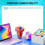 Paquete múltiple de cartuchos de tóner compatibles con Canon PG545XL CL546XL, adecuados para TS3355 TS3350 TS3150 MG3050 MG2950 TR4550 TR4650 MX495, recargas de tóner de tinta, compatibles con impresoras Canon TS3150 TS3350 TS3355 MG2950 MG3050 TR4550 TR4