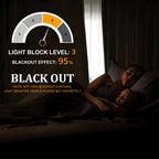 Cortinas opacas YSTYLE 2, método de colgante perforado, protección solar, protección de la privacidad, aislamiento térmico, reducción de ruido, adecuadas para diversas decoraciones de interiores como dormitorios, salas de estar y restaurantes