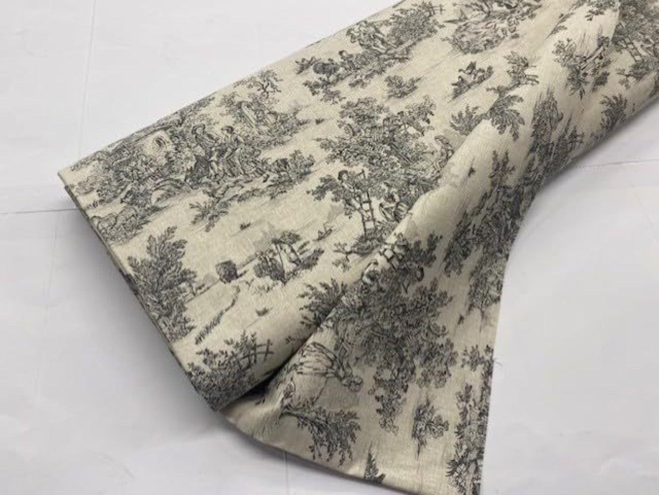 Tela de toile de jouy, telas de popelina 100%, telas de decoración, telas de labores, telas por metros,