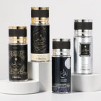 [Set de Perfume en Spray para Hombres] 100ml 4 botellas, aroma picante y amaderado oriental con notas frutales cítricas e intensa, ideal para uso diario o citas románticas, ¡perfecto como regalo festivo!