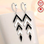 Aretes de Plata Esterlina 925 Brillantes y Versátiles, Elegantes y Modernos, Perfectos para Atuendos Informales. Ideales como Regalos para San Valentín, Fiestas, Cumpleaños o Joyería para Vacaciones en la Playa