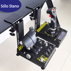 Soporte de escritorio HOTAS para simulación 2 piezas | Simulador de vuelo, gaming y escritorio