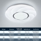 Lámpara LED de techo | Dormitorio salón cocina y pasillo