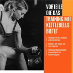 Dispositivo de entrenamiento de costos Kettlebell conjunto de 20 Kg de bola de mancuerna de swing de mancuerna redonda de peso de Kettlebell de swing de mancuerna para estudio de fitness y hogar