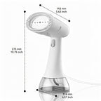 1500W Vapor Portátil Súper Potente, Calentamiento Rápido en 20 Segundos, Eliminador de Arrugas para el Hogar, Adecuado para Todo Tipo de Ropa y Textiles detail image - detail view 4