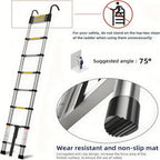 Escalera plegable | Escalera telescópica de 6.3m, escalera de acero inoxidable, escalera plegable, escalera telescópica, escalera de peldaños