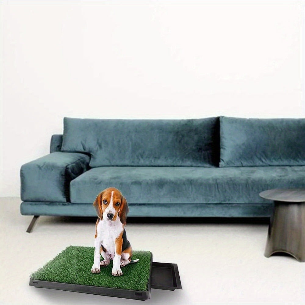 Orinal para perros, Orinal para cachorros, Césped artificial 63X50Cm