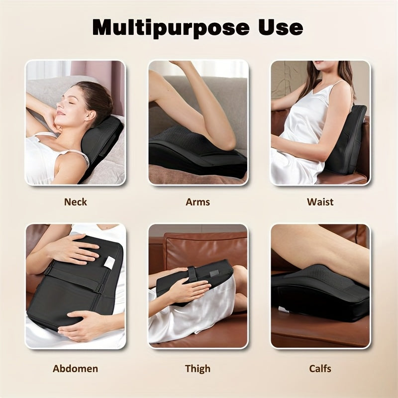 Masajeador eléctrico con calor para cuello, hombros, espalda y piernas