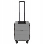 Maleta de Cabina de 20", Dura, Aproximadamente 55 X 40 X 20 Cm / Color Gris / Equipaje de Mano RESISTENTE AL DAÑO, Toma de Mano Telescópica / 4 Ruedas Dobles de 360° / Cerradura con Código / Asas Laterales y Superiores HAWFINCH