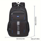 Mochila para hombre, multi-compartimento, gran capacidad, mochila de viaje de moda, bolsa para portátil, mochila escolar para ir al trabajo