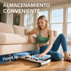 Equipo de fitness giratorio de cintura para uso doméstico, quemador de grasa abdominal, equipado con bandas de resistencia, tabla de ejercicios silenciosa y antideslizante para entrenamiento de core, piernas y glúteos (capacidad de peso 136 kg - rosa - mo