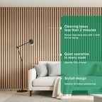 Paquete de 2/4 Paneles Acústicos Autoadhesivos, Tamaño 60*120 Cm, Fieltro Absorbente de Sonido, Diseñados Específicamente para Aislamiento Acústico y Reducción de Eco. Paneles de Pared Decorativos con Diseño de Grano de Madera, Adecuados para Decorar las
