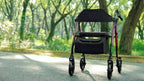 Andador rollator plegable con asiento 136.08 kg 20.32 cm | Movilidad, paseo y apoyo diario