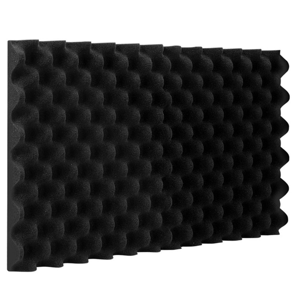 24/48/72 piezas Paneles Acústicos, 30x30x2.5 cm, Espuma 3D para Aislamiento Acústico, Paneles de Espuma Autoadhesivos para Absorción de Sonido, Reducción de Eco en Hogar, Oficina, Estudio de Podcast, Espuma para Aislamiento Acústico