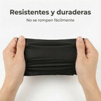 Bolsas Caca Perro 600 Unidades, 40 Rollos Gruesas Anti-Fuga, Bolsas Excrementos Perros Negras 23x30 cm, Recambio Rollos Mascotas, Bolsas Higiénicas Resistentes - HANSEL HOME
