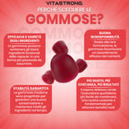 Gomitas multivitamínicas Vitastrong, 120 gomitas, 13 vitaminas y minerales, suplemento dietético para adultos, fórmula 100 % vegana, sin gluten, sin lactosa, sin sacarosa