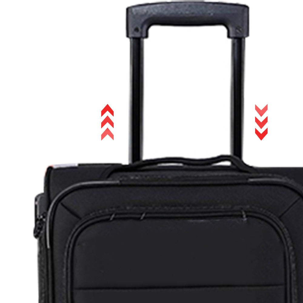 Maleta de viaje de tela de 3 piezas con asa telescópica, ligera y con ruedas, ideal para viajes, mudanzas y acampadas. Equipaje familiar combinado, 20"/26"/30"