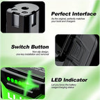 1-4 Paquete Batería de Reemplazo de 8.0Ah para Ryobi 18V, Baterías de Ion de Litio de 18 Voltios para Herramientas Inalámbricas Ryobi One 18V P108 P107 P105 P104 P103 P102 con Indicador