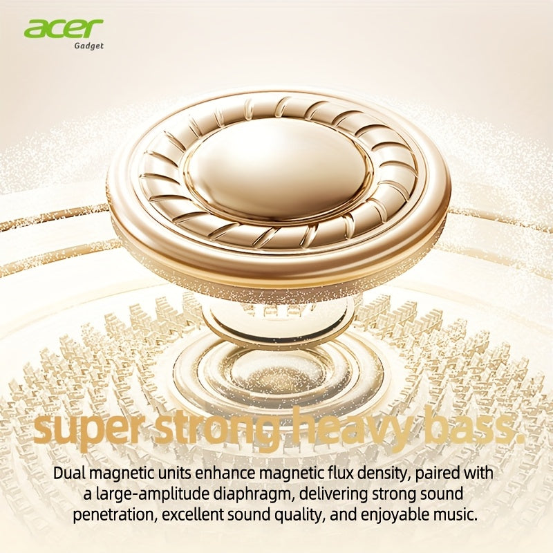 Auriculares Bluetooth | [Acer OHR546] Auriculares inalámbricos TWS: con cancelación de ruido para llamadas, deportes y correr, diseño