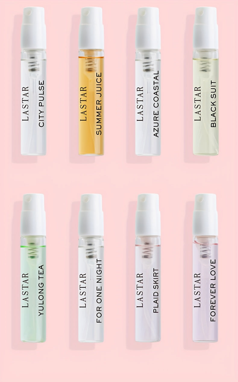 Set de perfume Senior para mujer, 8 piezas, spray de fragancia corporal, fragancia duradera y rica, fragancia rica, aroma dulce y romántico, fijación de fragancia a largo plazo, encanto único, para citas diarias, viajes, trabajo, deportes, opción perfecta