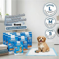 80 unidades de Empapadores para Mascotas | Empapadores para Entrenamiento de Perros y Cachorros | Absorción Rápida | Diseño Antifugas | Adecuados para Entrenamiento en Interiores o Uso en Exteriores | Tamaños: 40×50CM, 60×60CM, 60×90CM | Adecuados para Ma