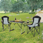 Silla plegable de exterior de 1/2 piezas, muebles de exterior para acampar y senderismo, suministros de ocio al aire libre, silla de pesca y camping reforzada y ligera (opcional para una o dos personas), portavasos doble con espacio de almacenamiento + bo