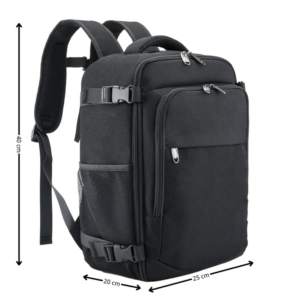 Mochila Viaje Cabina Avion 40x20x25cm con Bolsillo Oculto Antirrobo