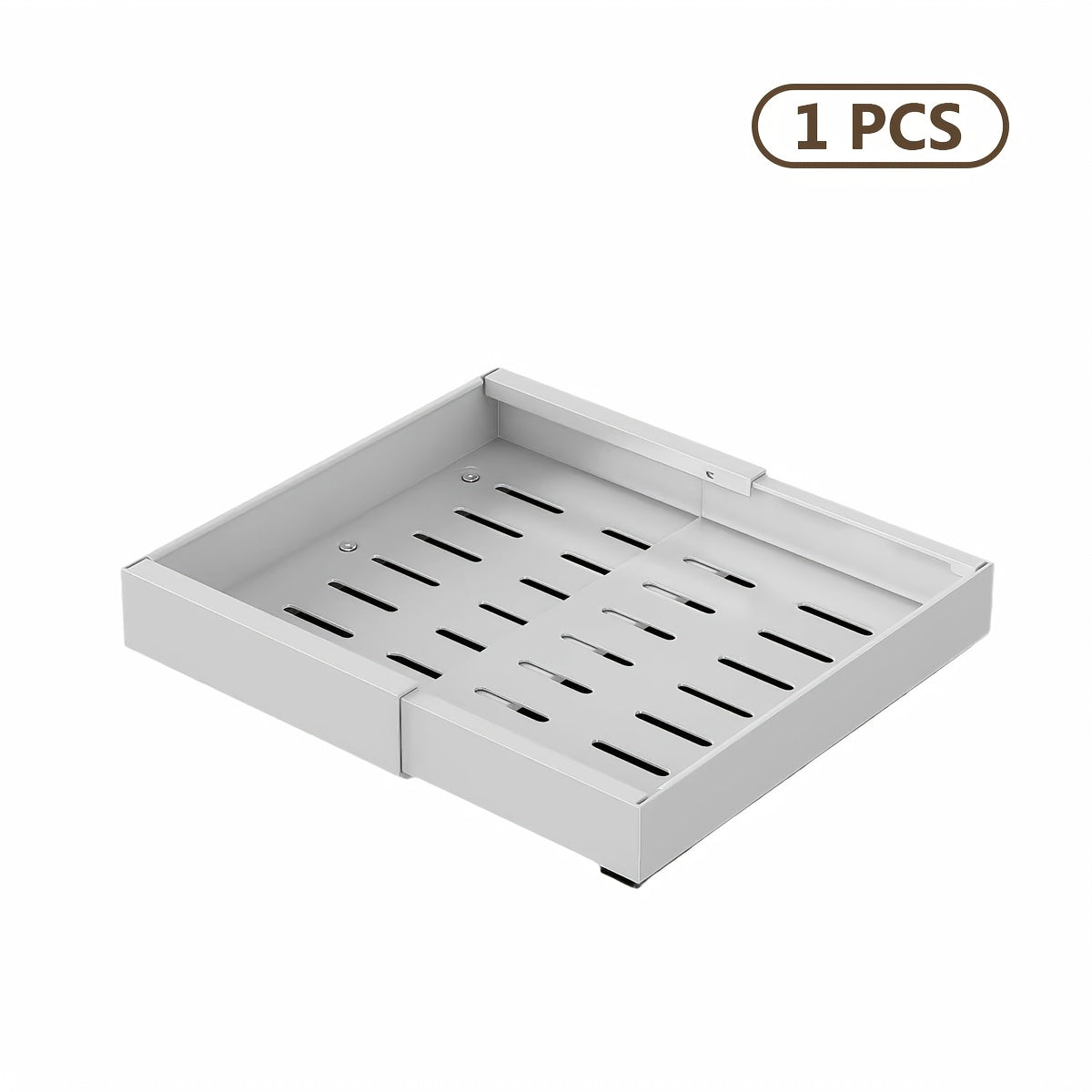 Organizador de gabinete extraíble y expandible de alta resistencia, con 3 rieles silenciosos, ancho ajustable (30.99 cm - 51.99 cm), apto para gabinetes de cocina, estantes extraíbles de gabinete