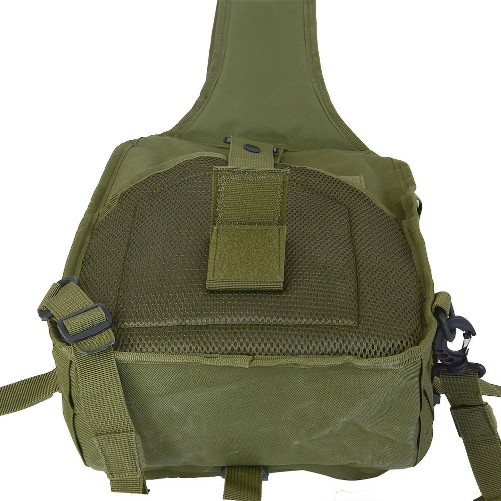 Mochila Táctica de Pecho de Alta Calidad para Patrulla, Senderismo, Camping, Escalada, Ciclismo, Mochila Táctica de Cruzada para Viajes y Senderismo