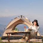 Tienda de Campaña para 2/4 Personas, Montaje Rápido y Fácil, Carpa Portátil con Bolsa de Transporte, Ideal para Senderismo y Aventuras al Aire Libre