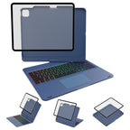 Funda con teclado giratorio para iPad para escritura, estudio y trabajo móvil