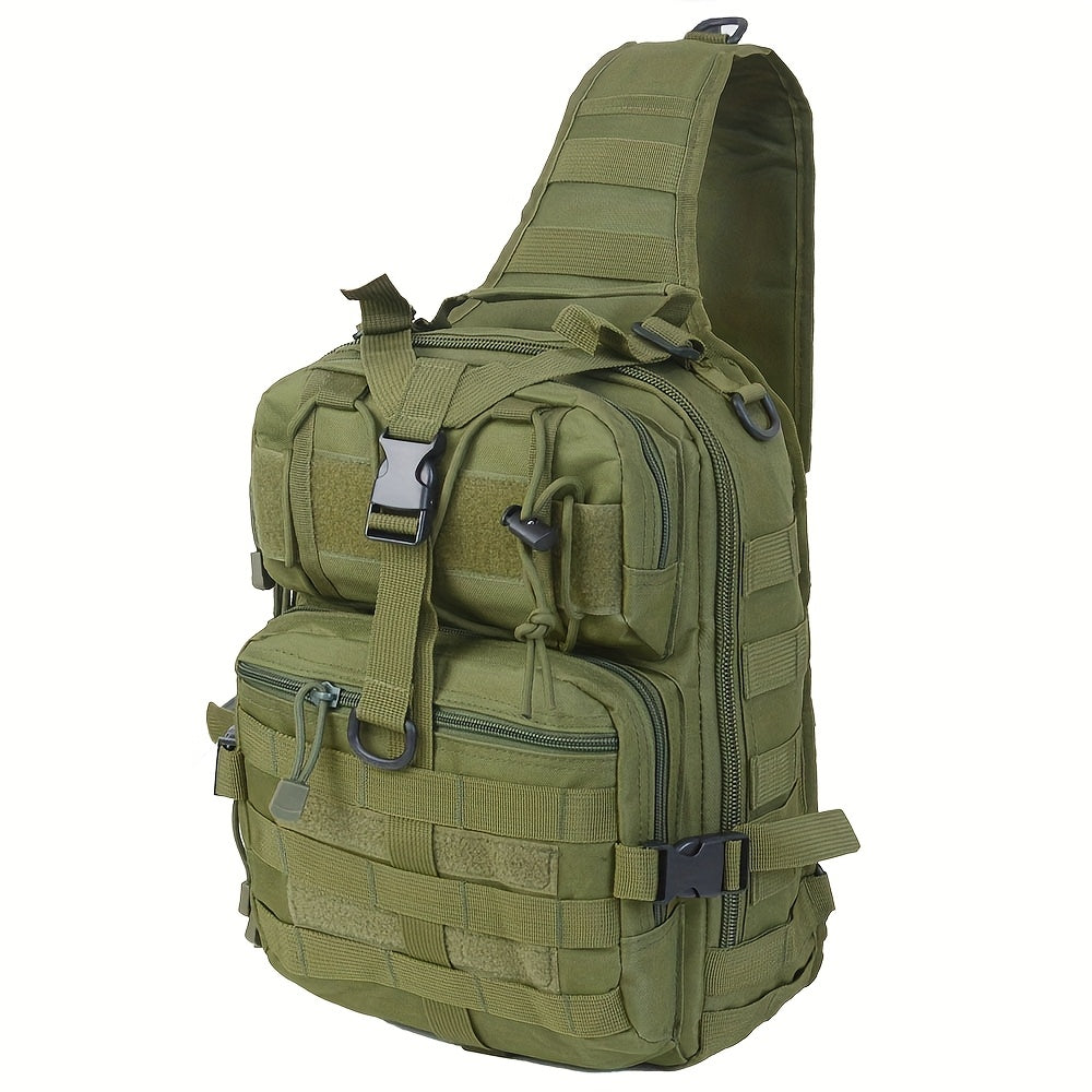 Mochila Táctica de Pecho de Alta Calidad para Patrulla, Senderismo, Camping, Escalada, Ciclismo, Mochila Táctica de Cruzada para Viajes y Senderismo