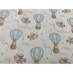Tela de GLOBOS ANIMALES, telas infantiles, telas de algodón 100% popelina, telas de sabanas, telas por metros