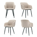 Sillas de comedor elegantes con reposabrazos y soporte lumbar para sala de estar, cocina y dormitorio, que ofrecen un alto confort - Disponibles en juegos de 2, 4 o 6