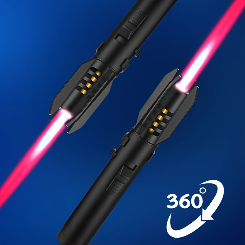 Encendedores recargables | Encendedor de Camping (Sin Butano), Encendedor Soplete, Llama Recta Fuego Brillante Recargable a Prueba de Viento