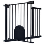 Puerta de seguridad para escaleras y puerta para animales, puerta de seguridad N Stop sin taladrar con rejilla de metal