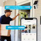 4pcs LaxiHub Cámara de Seguridad Inalámbrica FHD, Cámara Wi-Fi para Exteriores, Rastreo de Movimiento con IA, IP65, Visión Nocturna en Color, Audio Bidireccional para Seguridad de Bebés y Mascotas, Acceso Remoto por App, Almacenamiento en SD/Nube